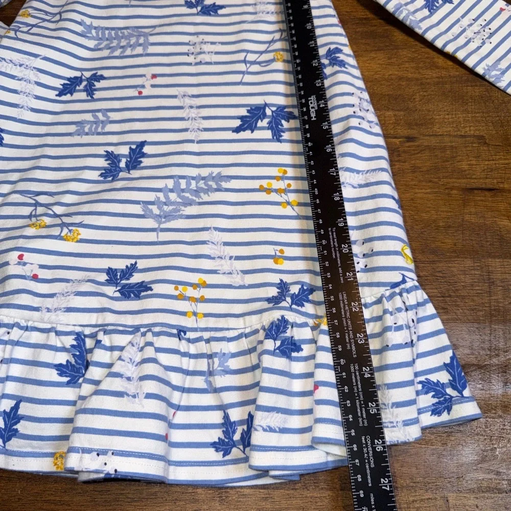 NWOT JOULES Floral striped Tiered Dress